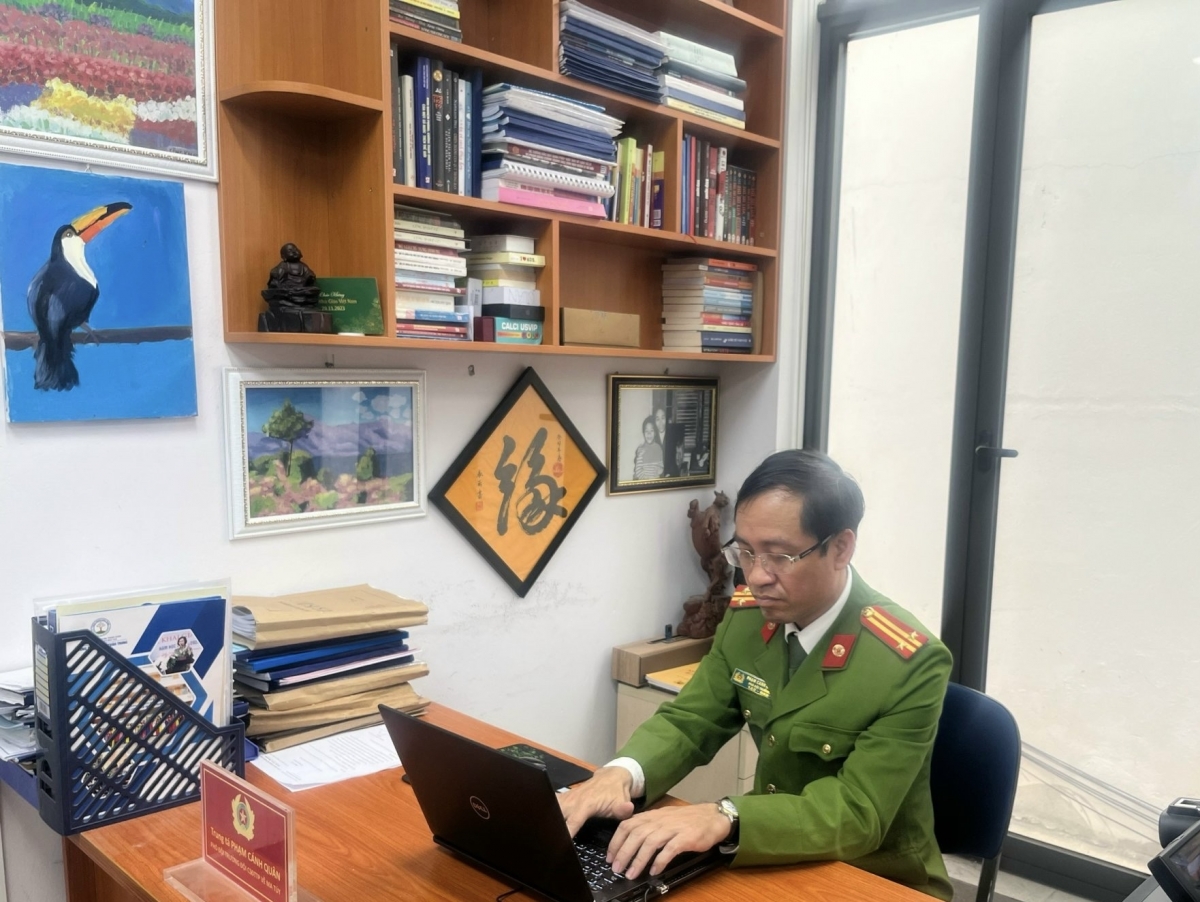 Trung tá Phạm Cánh Quân, Phó đội trưởng, Phòng CSĐT tội phạm về ma túy (PC04), Công an TP Hà Nội