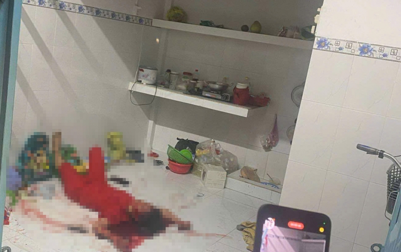 Hiện trường nơi xảy ra vụ việc.