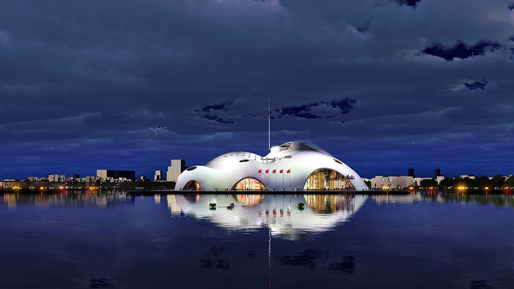 Mái vòm nhà hát Opera Hà Nội với hiệu ứng “Ngọc trai lấp lánh”