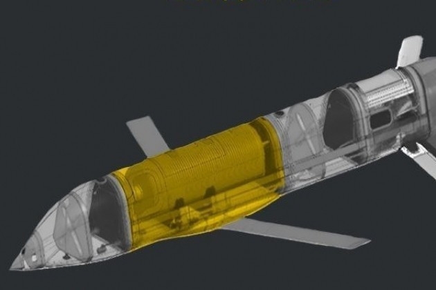 Mô hình tên lửa S8000 Banderol của Nga. Ảnh: GUR