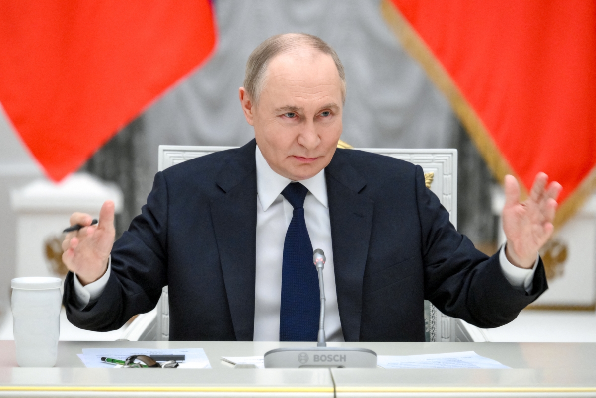 Tổng thống Nga Vladimir Putin. Ảnh: Reuters