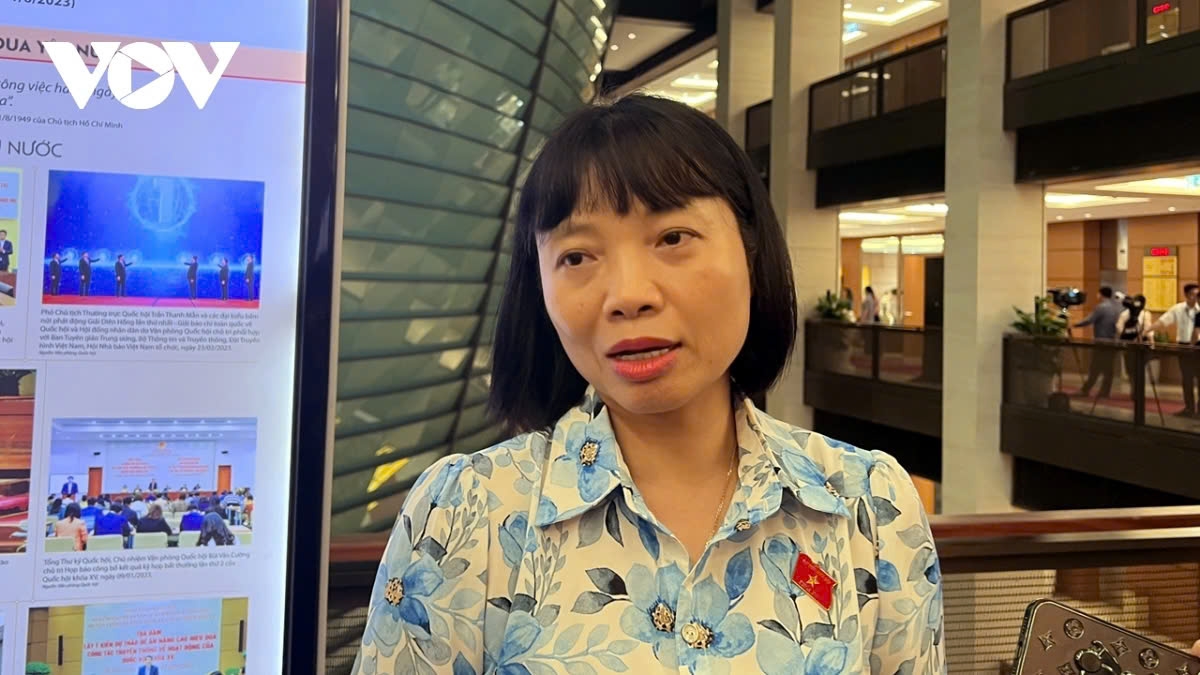 ĐBQH Nguyễn Thị Việt Nga (đoàn Hải Dương).