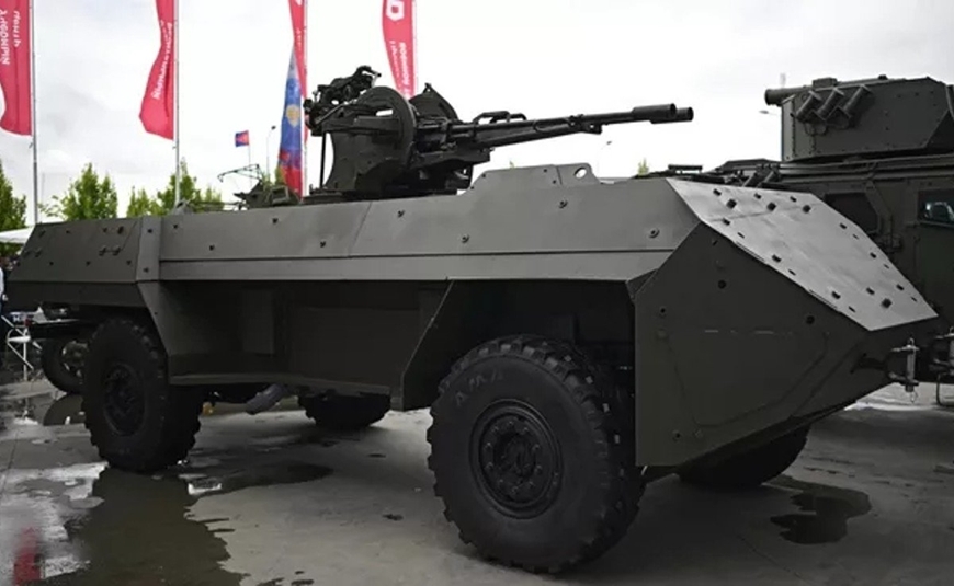 UGV Zubilo của Nga. Ảnh: Defense News.