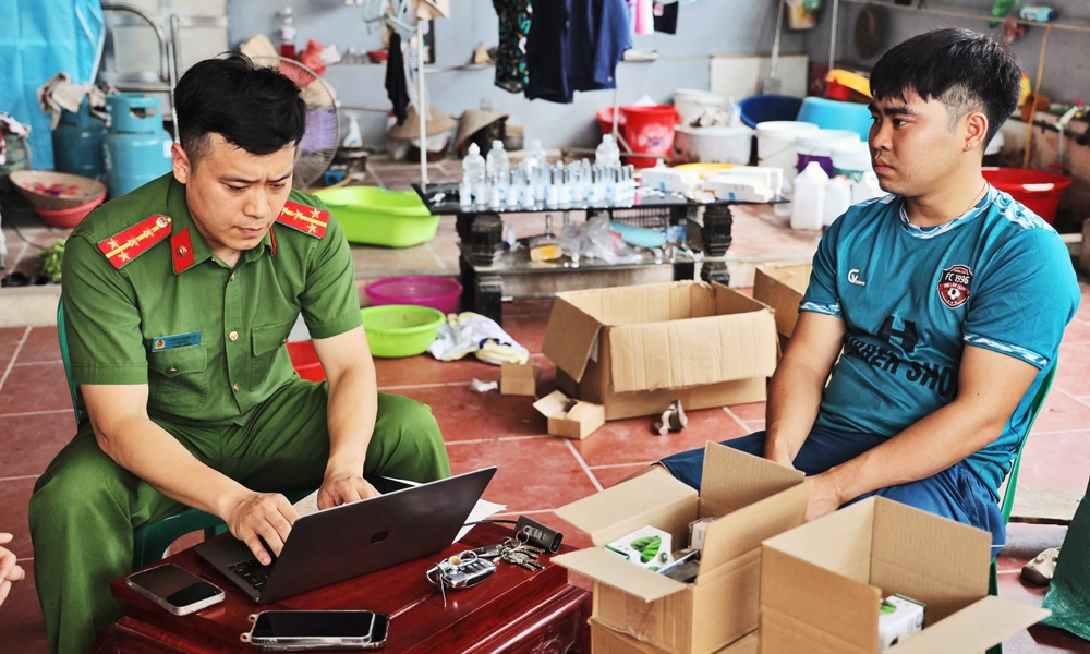 Cơ quan Công an làm việc với Nguyễn Văn Khánh