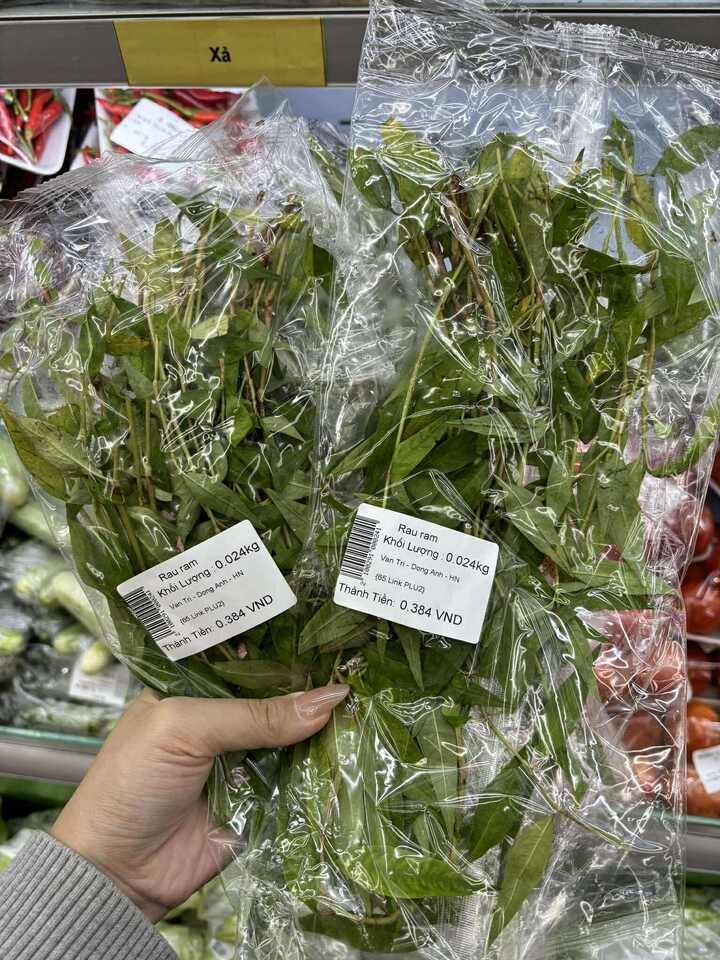 Bó rau răm chưa đến 1.000 đồng