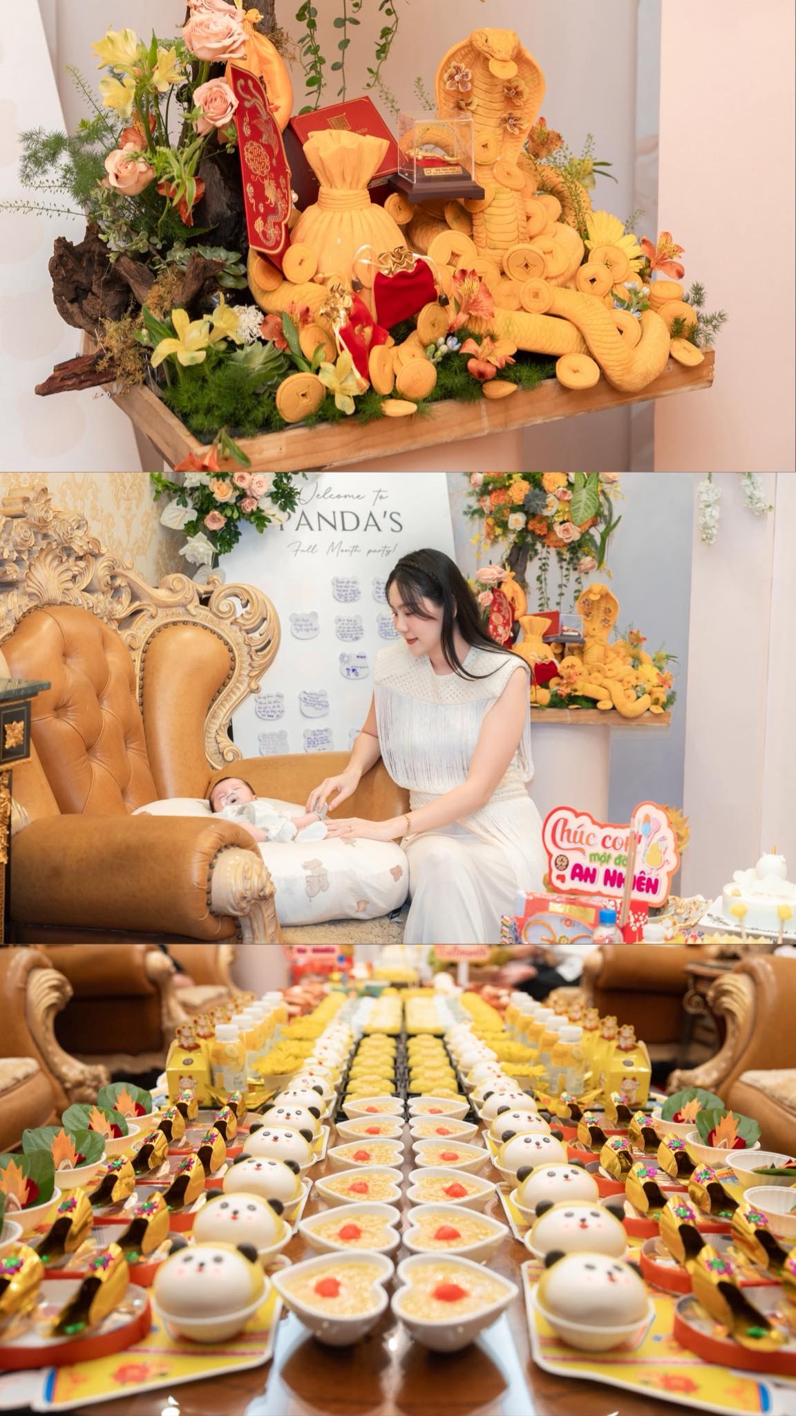 MC Mai Ngọc chia sẻ cảm xúc sau 1 tháng đón con đầu lòng. "Tròn một tháng làm mẹ, bao cảm xúc mới lạ, cảm ơn em bé đã ra đời an toàn. Lần đầu làm mẹ đầy bỡ ngỡ, cảm ơn em đã hợp tác với mẹ, mình sẽ cùng nhau có thật nhiều kỷ niệm đẹp con nhé", cô viết.