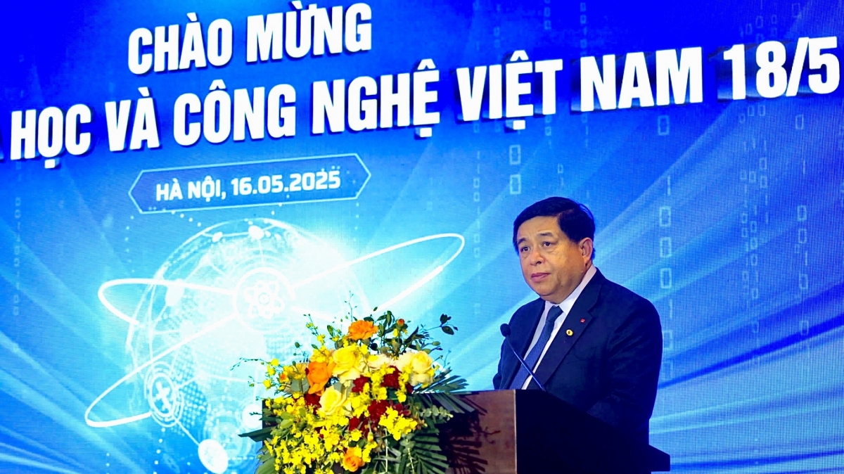 Phó Thủ tướng Nguyễn Chí Dũng phát biểu tại Ngày hội Khoa học và Công nghệ 18/5