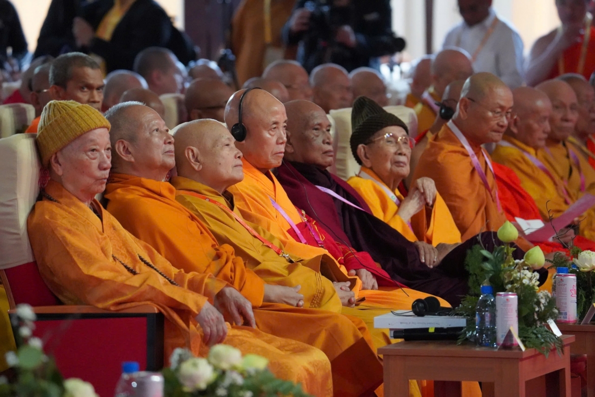 Đại biểu dự Lễ Khai mạc Vesak 2025 (ảnh BTC)
