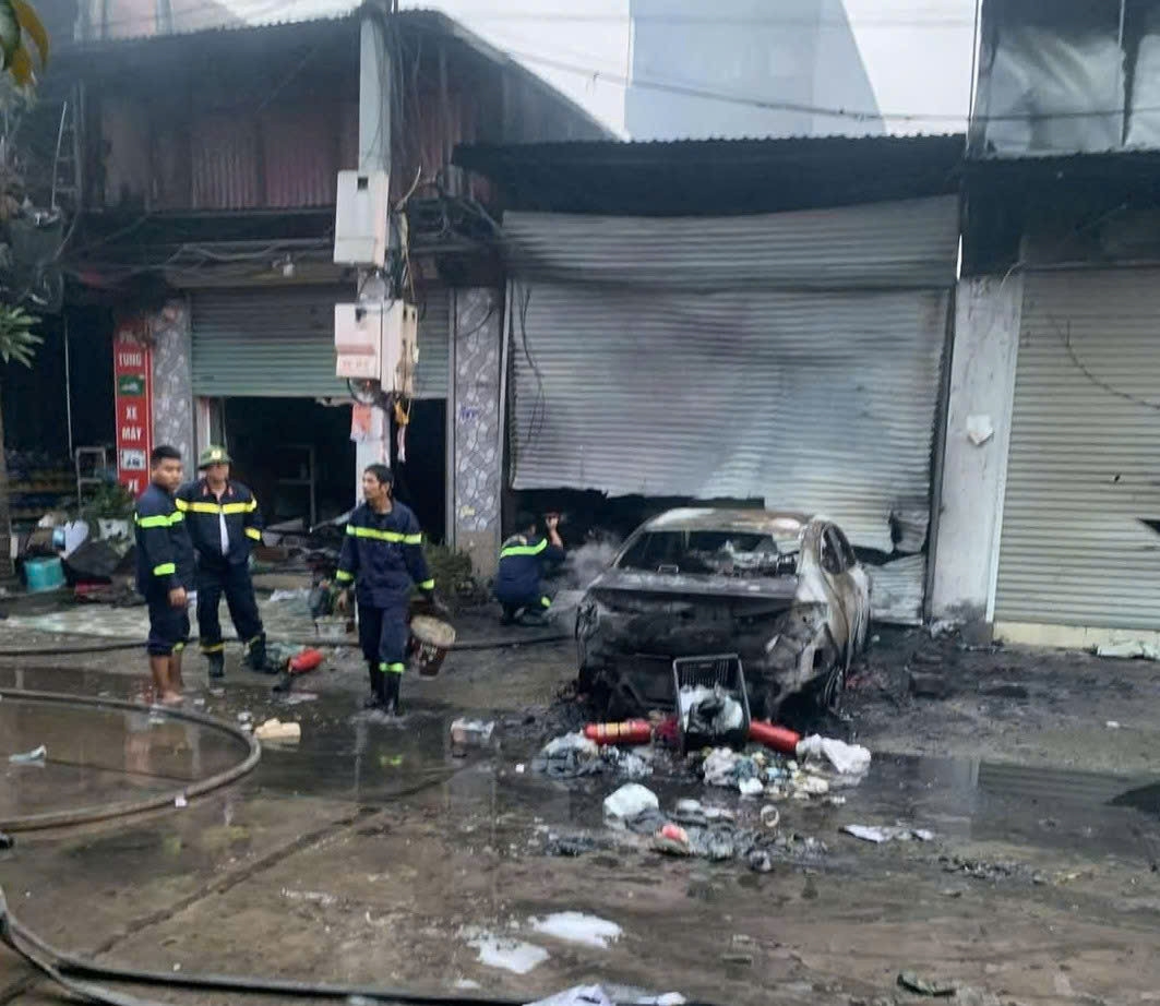 Hiện trường vụ cháy