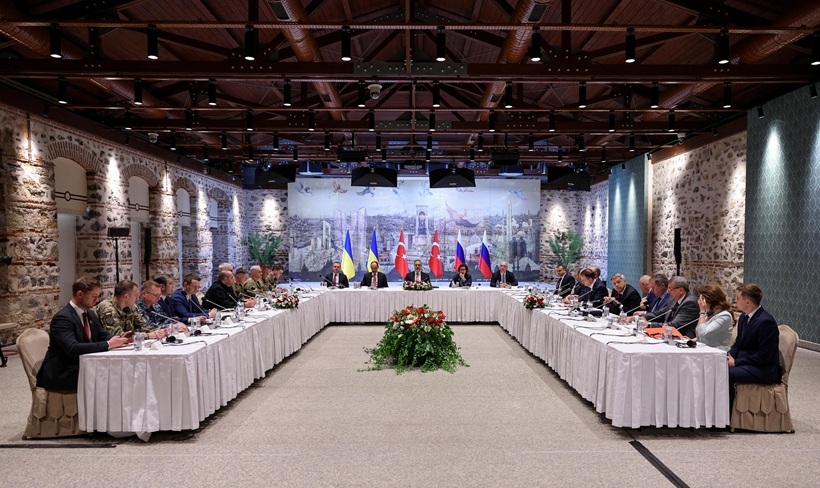 Nga và Ukraine đàm phán tại Istanbul, Thổ Nhĩ Kỳ. Ảnh: Reuters