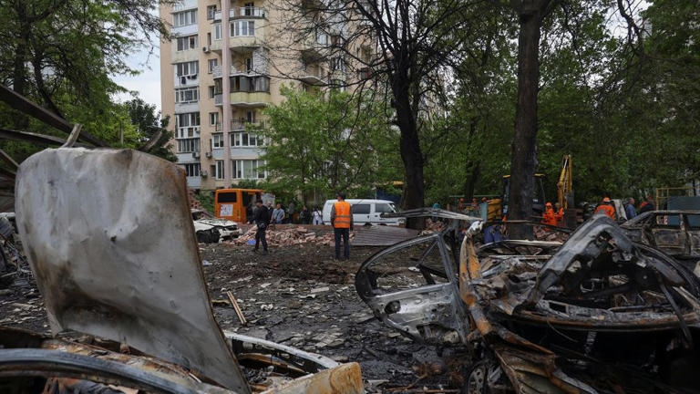 Một cuộc tấn công của Nga vào thành phố Odessa, Ukraine. Nguồn: Reuters