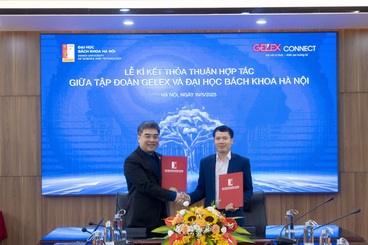 Lãnh đạo Tập đoàn GELEX và Đại học Bách khoa Hà Nội ký kết Thỏa thuận hợp tác phát triển nguồn nhân lực chất lượng cao