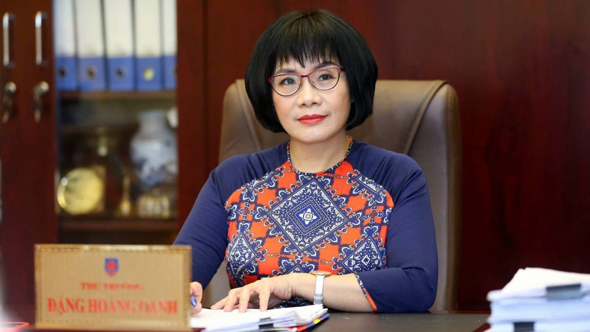 Thứ trưởng Bộ Tư pháp Đặng Hoàng Oanh. Ảnh: Lê Sơn