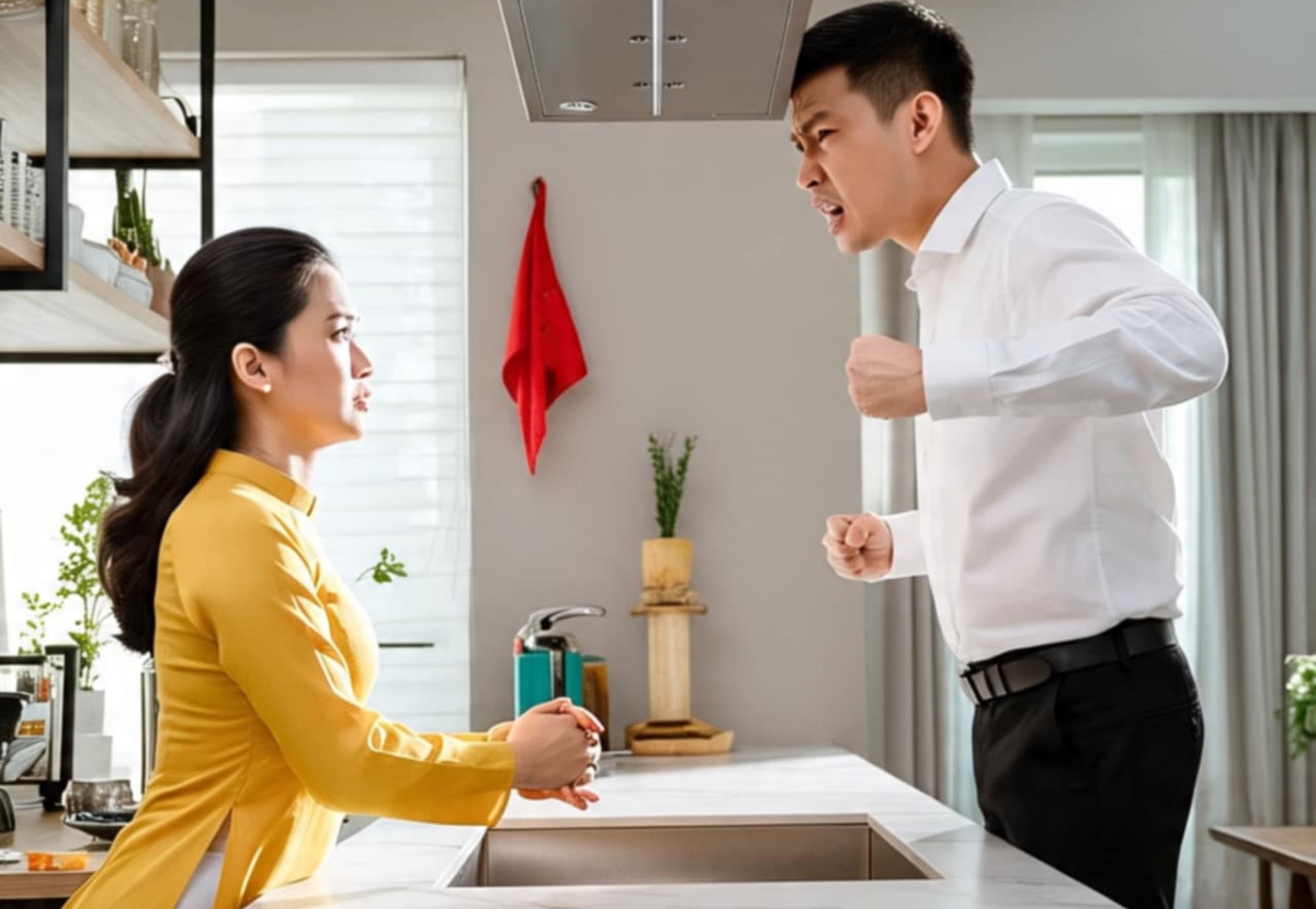 Mới cưới nhau chưa lâu mà tôi mệt mỏi quá chừng. (Ảnh: AI)