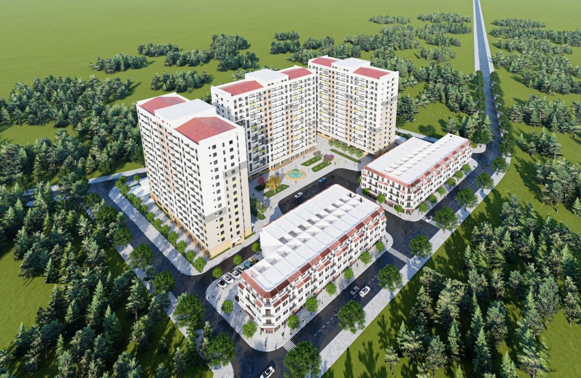 Chung cư Tân Thành Eco 3 nằm tại trung tâm phường Quảng Thắng.
