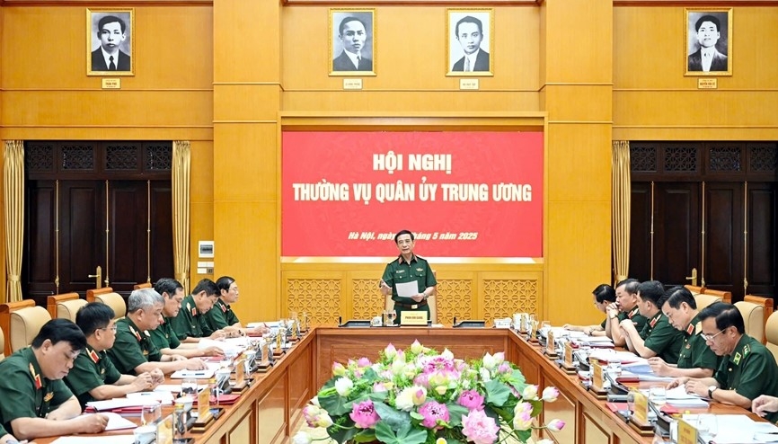 Đại tướng Phan Văn Giang chủ trì hội nghị