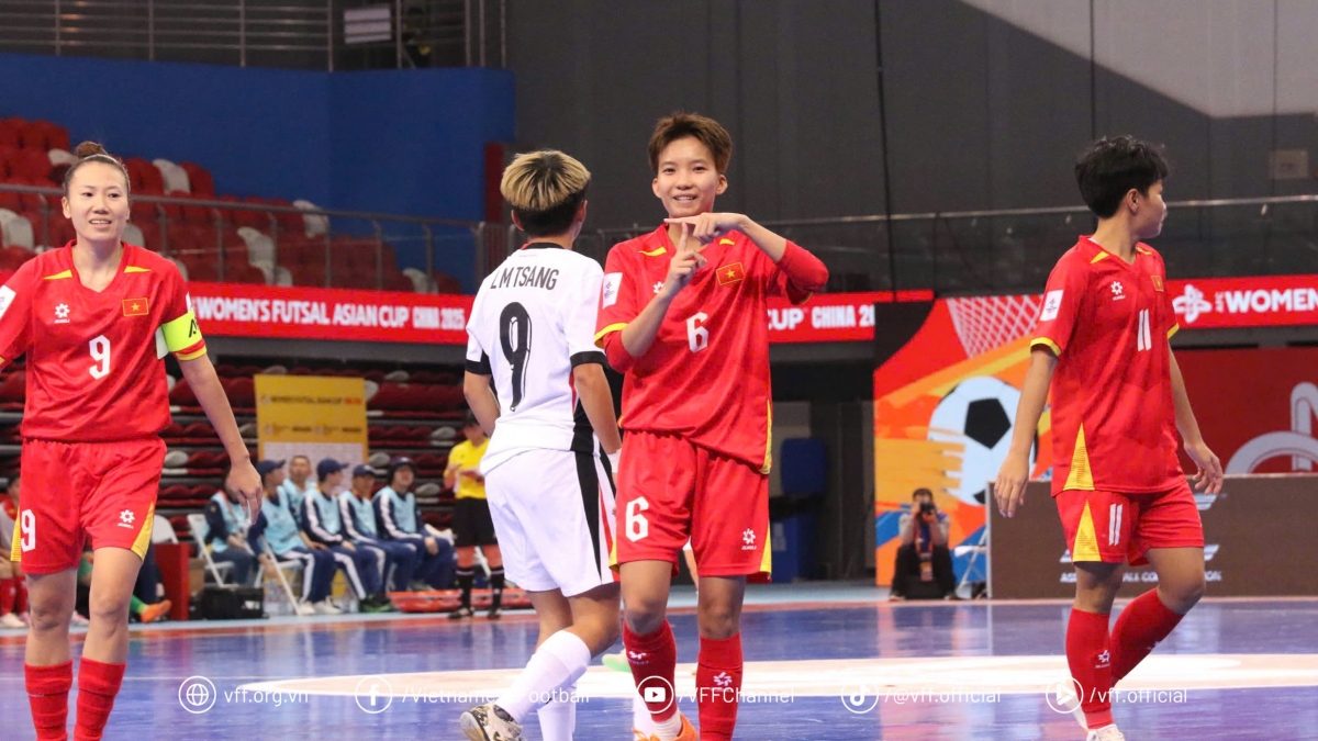 ĐT futsal nữ Việt Nam có màn ra quân ấn tượng