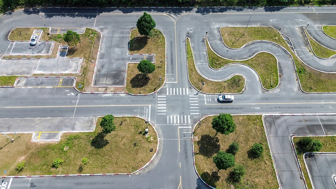 Hình ảnh kỳ sát hạch sáng nay