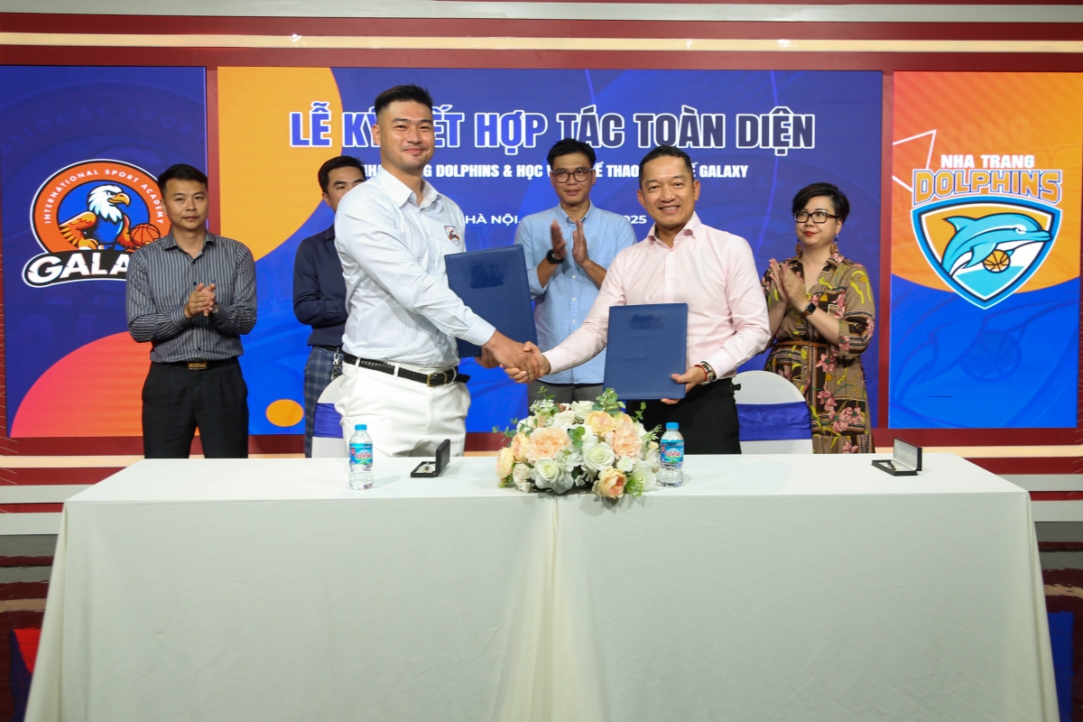 Đội bóng rổ Nha Trang Dolphins hợp tác đào tạo trẻ với Học viện Thể thao Quốc tế Galaxy (GISA) hướng tới SEA Games, ASIAN Games...