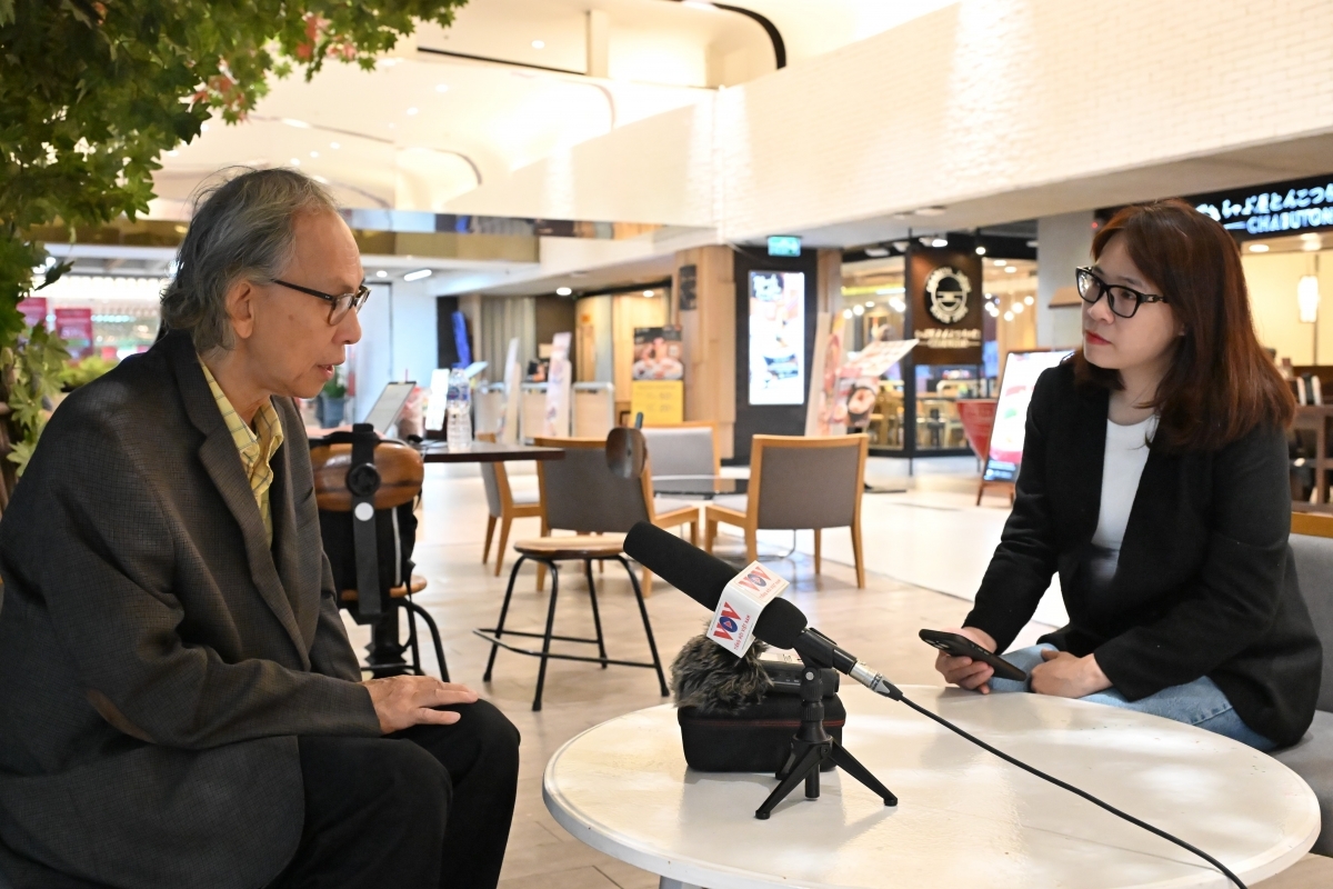 Học giả Kavi Chongkittavorn, nhà nghiên cứu quốc tế hàng đầu tại Thái Lan, trả lời phỏng vấn của phóng viên VOV trước thềm chuyến thăm chính thức Việt Nam của Thủ tướng Thái Lan Paetongtarn Shinawatra từ ngày 15-16/5/2025