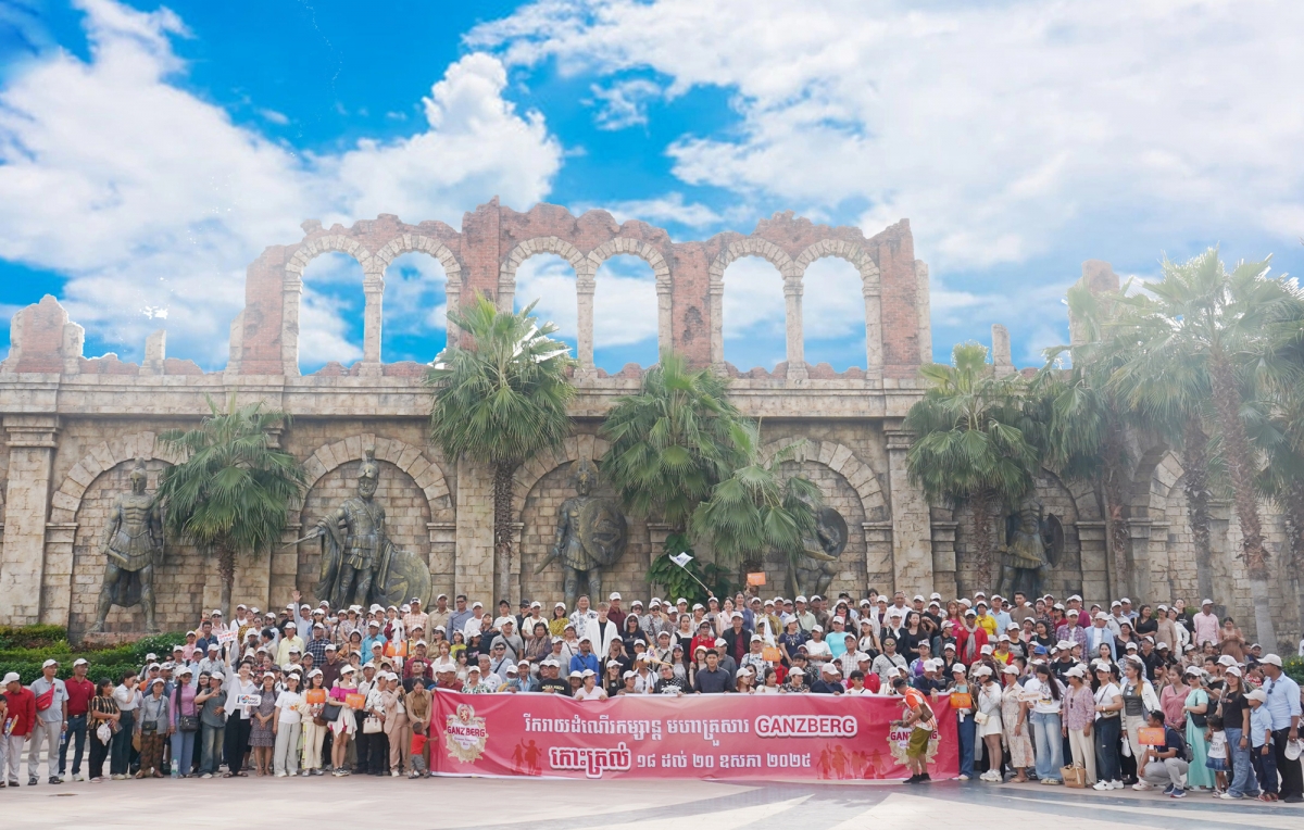 Đoàn khách Campuchia đến thăm Phú Quốc từ ngày 18 - 20/5/2025. Ảnh: Thạch Ngọc Hùng