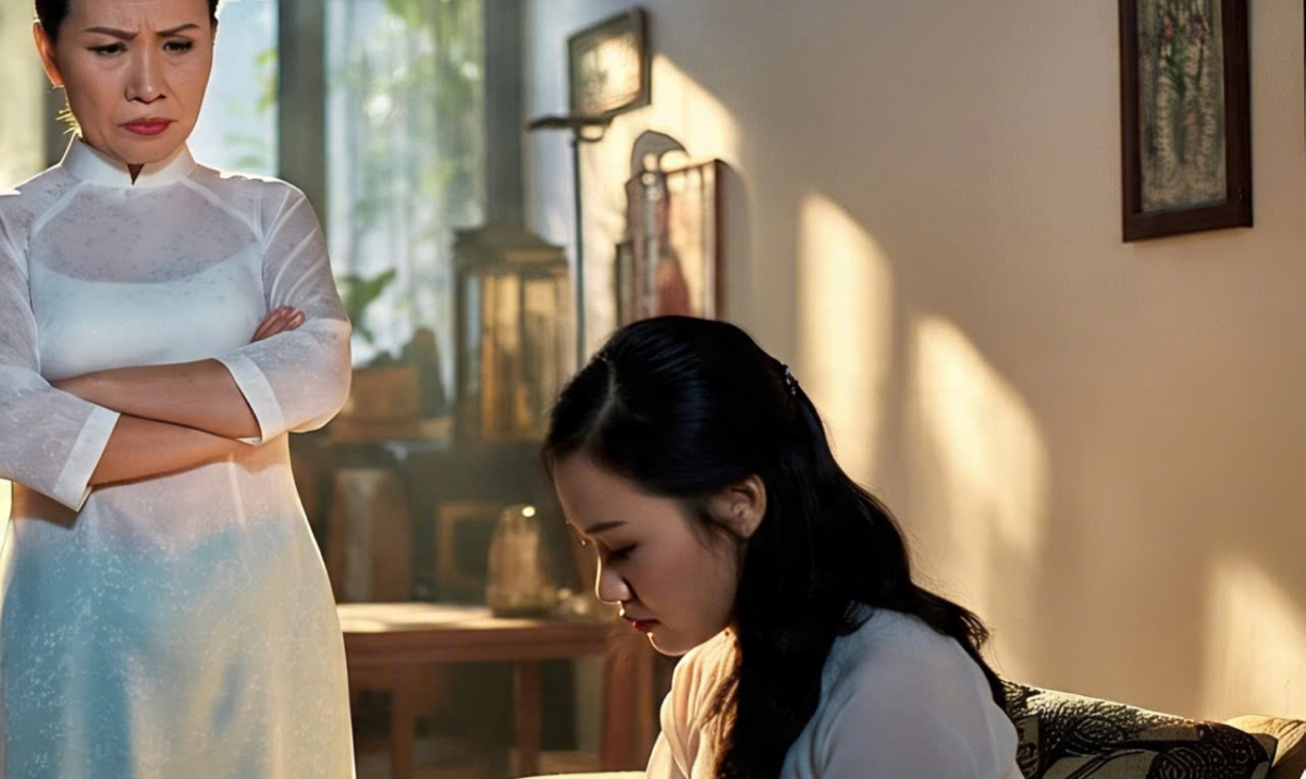 Mẹ chồng muốn vợ chồng tôi vay thêm 2 tỷ góp vào mua nhà, nhưng nhà đứng tên bà. (ảnh minh họa: AI)