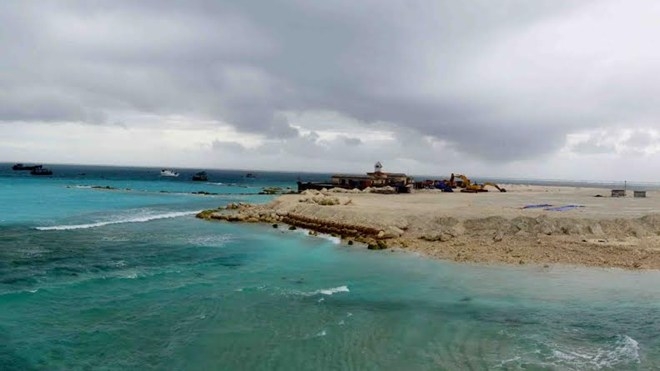 Trung tâm HCDV nghề cá đảo Đá Tây, H.Trường Sa, tỉnh Khánh Hòa (Ảnh: KT)