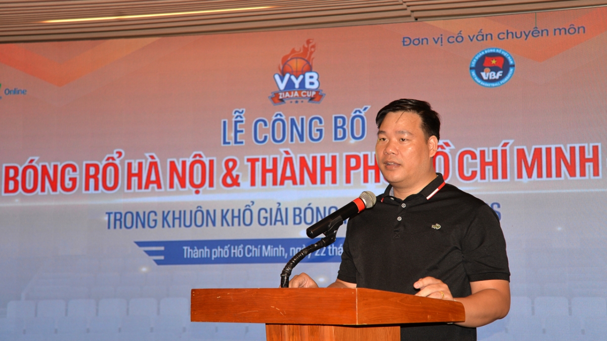 Ông Vũ Văn Trọng, Phó Chủ tịch, Trưởng ban Bóng rổ phong trào, Liên đoàn bóng rổ Việt Nam.