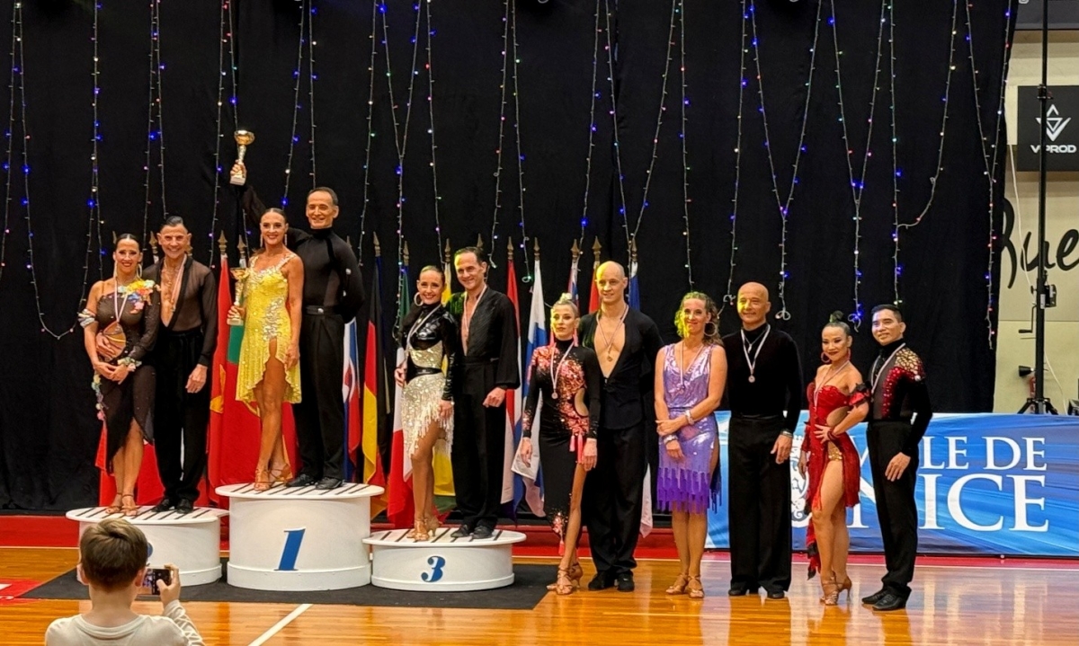 Phạm Trung Hòa – Nguyễn Mỹ Trang nhận một tấm Huy chương Đồng và một vị trí Top 6 Chung kết tại Nice, Pháp.