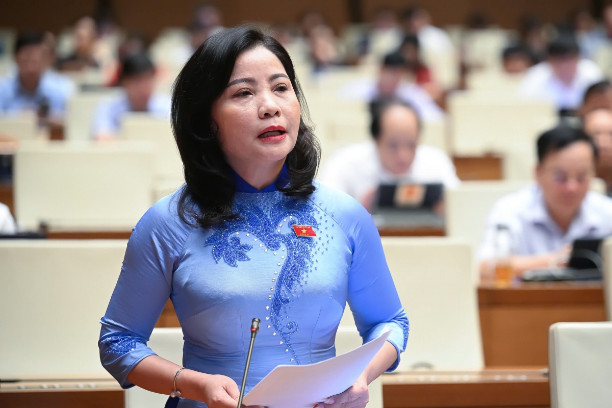 Đại biểu Nguyễn Thị Thu Nguyệt (Đoàn ĐBQH tỉnh Đắk Lắk). (Ảnh: Media Quốc hội)