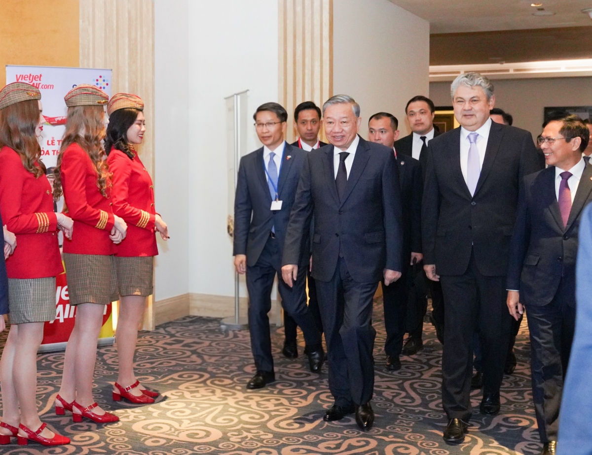 Sự kiện diễn ra trang trọng với sự tham dự của Tổng Bí thư Tô Lâm trong khuôn khổ chuyến thăm cấp Nhà nước tại Cộng hòa Kazakhstan