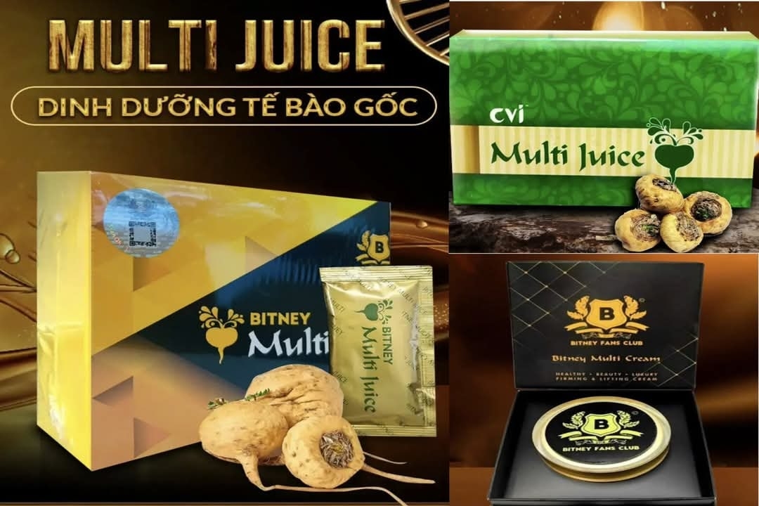 Bước đầu cơ quan điều tra thu giữ được 41.800 hộp trà Multi Juice. Ảnh Công an tỉnh Phú Thọ.