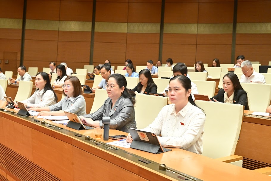 Đại biểu tham dự phiên họp.