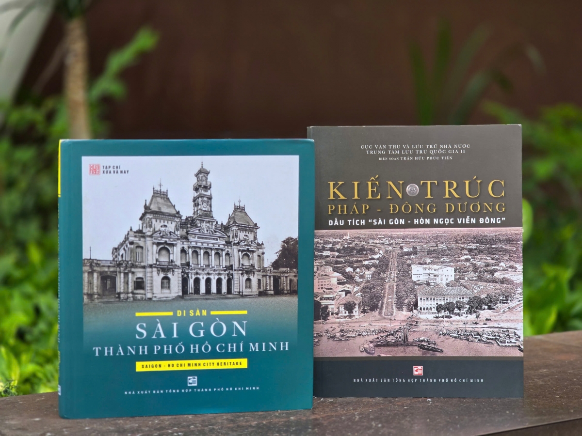 2 cuốn sách về Sài Gòn - Thành phố Hồ Chí Minh  (ảnh: NXB)