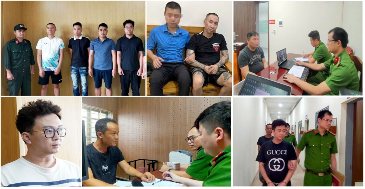 Các đối tượng liên quan đến đường dây bị bắt giữ