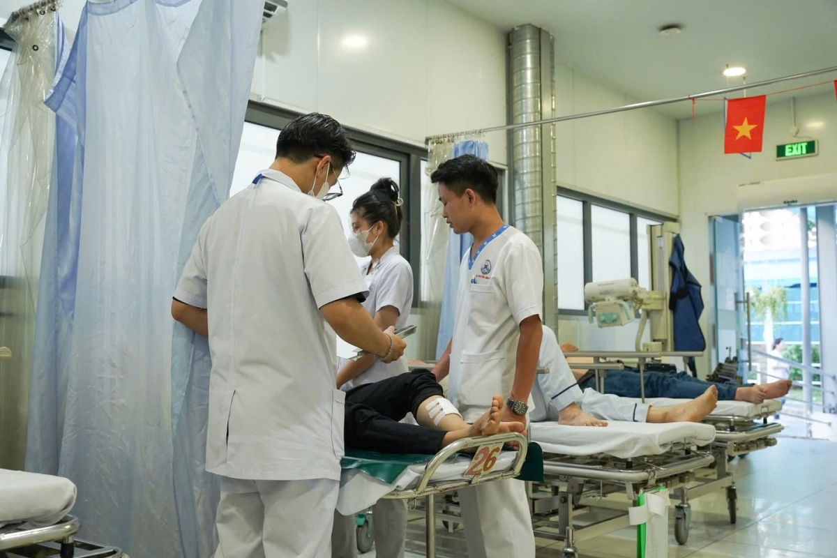 Bệnh nhân được cấp cứu tích cực nhưng đáng tiếc không qua khỏi (Ảnh BVCC)
 