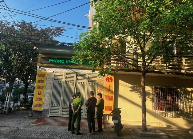 Nơi xảy ra sự việc nữ bệnh nhân tử vong ở phòng khám (Ảnh Tiền Phong)