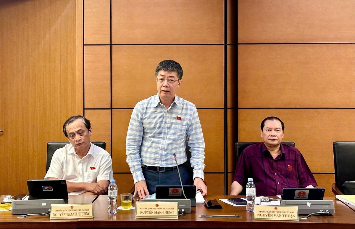 Đại biểu Nguyễn Mạnh Hùng (Đoàn Cần Thơ)