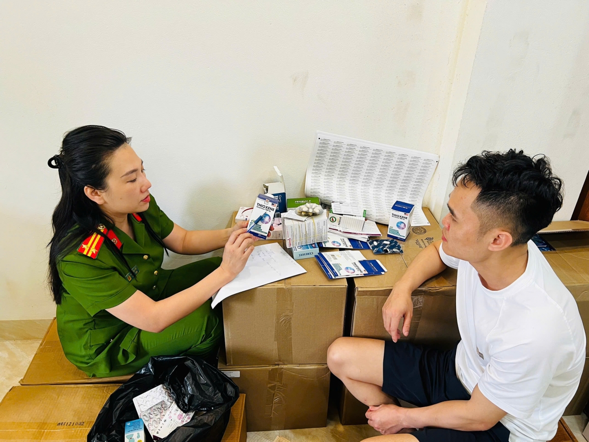 Đối tượng Tiến và Nguyệt khai đã chỉ đạo các nhân viên đưa hàng hóa đi cất giấu tại nhà mẹ đẻ của Nguyệt ở huyện Bình Xuyên tỉnh Vĩnh Phúc và nhà của người giúp việc tại tỉnh Bắc Giang.