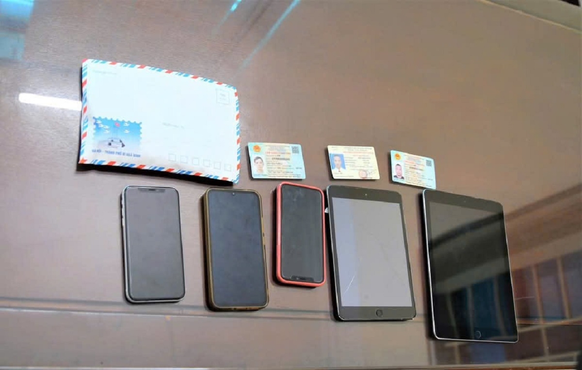 Ảnh: Tang vật thu giữ