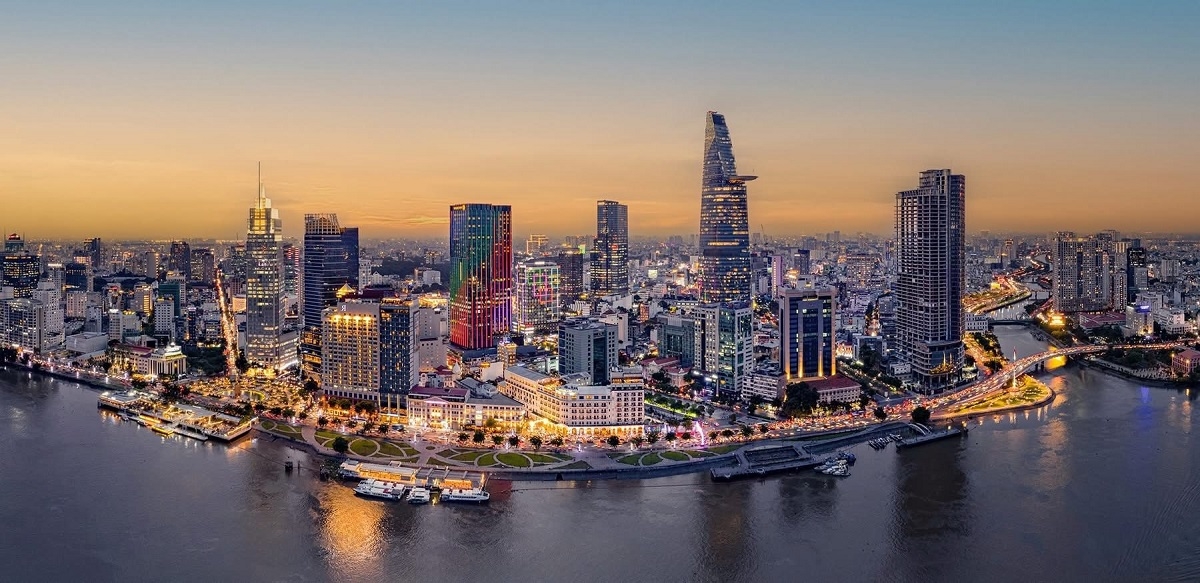 TP.HCM đang tiến tới việc trở thành trung tâm tài chính quốc tế của cả khu vực (Ảnh: Tâm Trí Nguyễn)