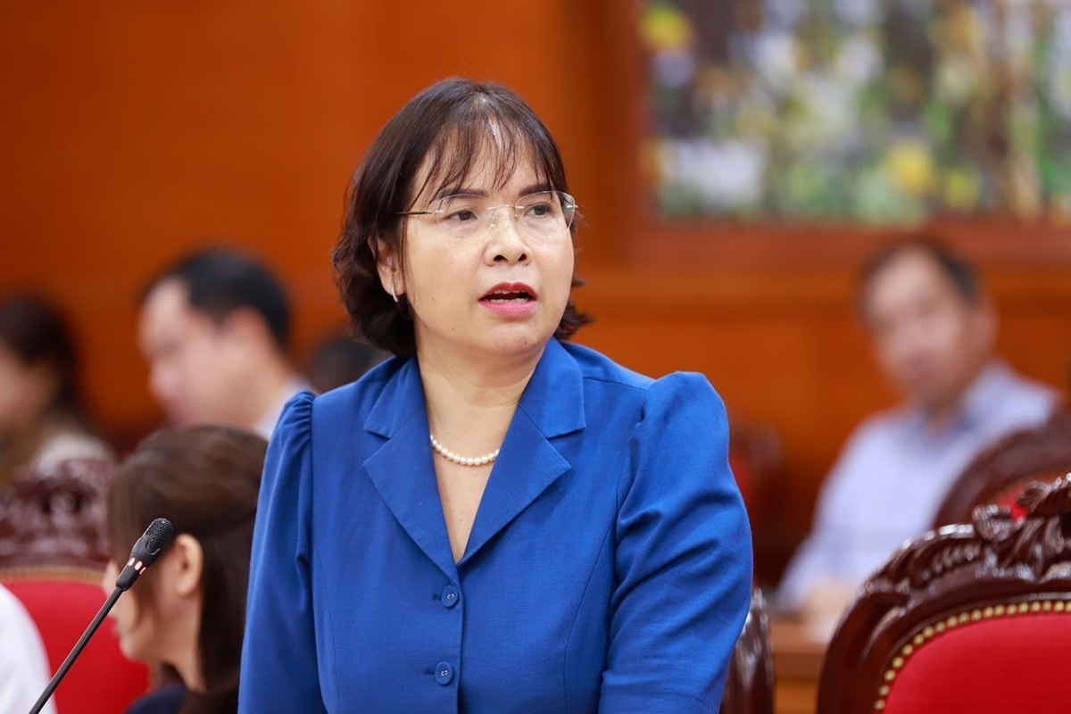 Bà Đoàn Thị Thanh Mỹ, Phó Cục trưởng Cục Quản lý Đất đai, Bộ Nông nghiệp và Môi trường