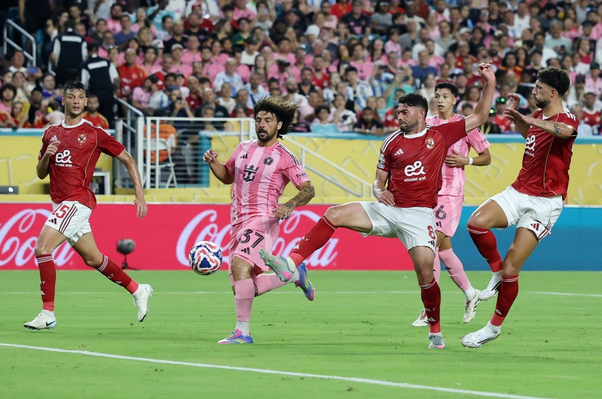 Al Ahly đang gây ra rất nhiều khó khăn cho Inter Miami (Ảnh: Reuters).