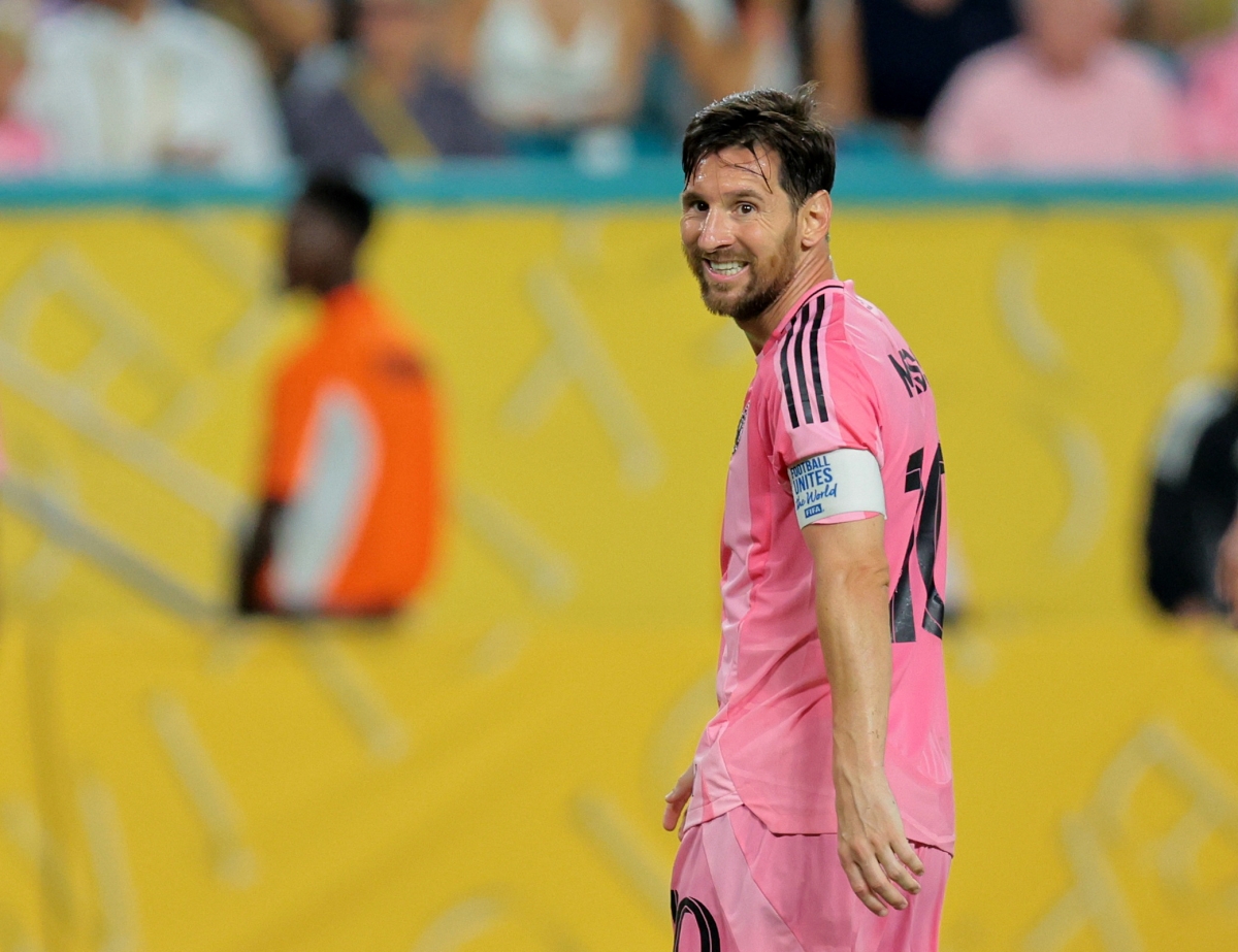 Messi vẫn chưa thể ghi bàn (Ảnh: Reuters).