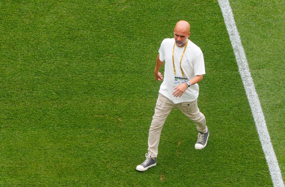 Pep Guardiola cùng các học trò hướng tới việc chinh phục FIFA Club World Cup 2025™ để quên đi mùa giải đáng thất vọng vừa qua (Ảnh: Reuters)