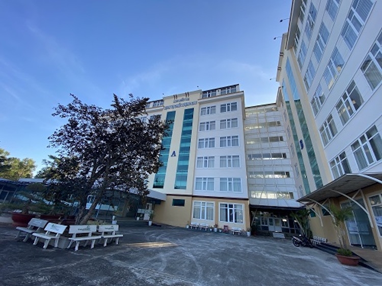 Bệnh viện Bình An tại Thành phố Pleiku. (ảnh: Thanh Tuấn)