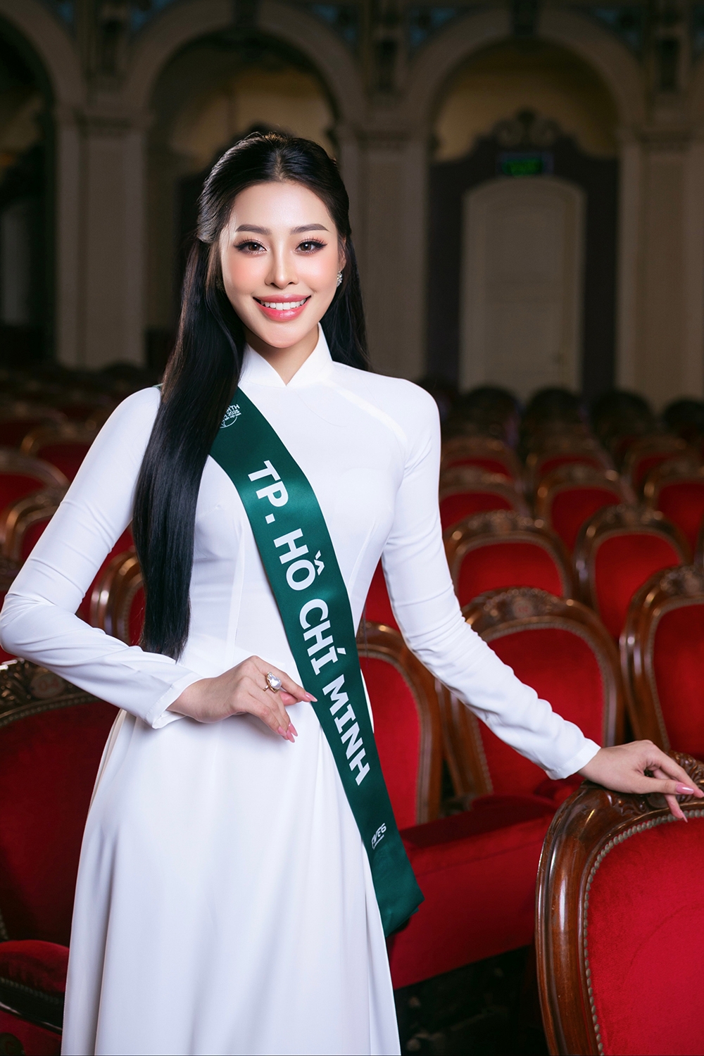 Dương Thị Hồng Vy (SBD: 185, TP HCM, số đo: 85-60-94) là Top 20 Miss Grand Vietnam 2023