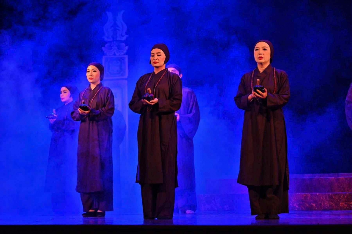 Nhà hát chèo Hà Nội từng gây tiếng vang lớn với vở "Quan Âm Thị Kính" cách đây 20 năm.