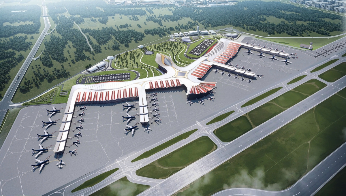 Cảng hàng không quốc tế Phú Quốc sẽ được nâng cấp toàn diện với thiết kế hiện đại.