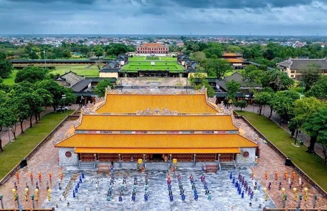 Điện Thái Hòa mới trùng tu hoàn thành tại Đại nội, cố đô Huế